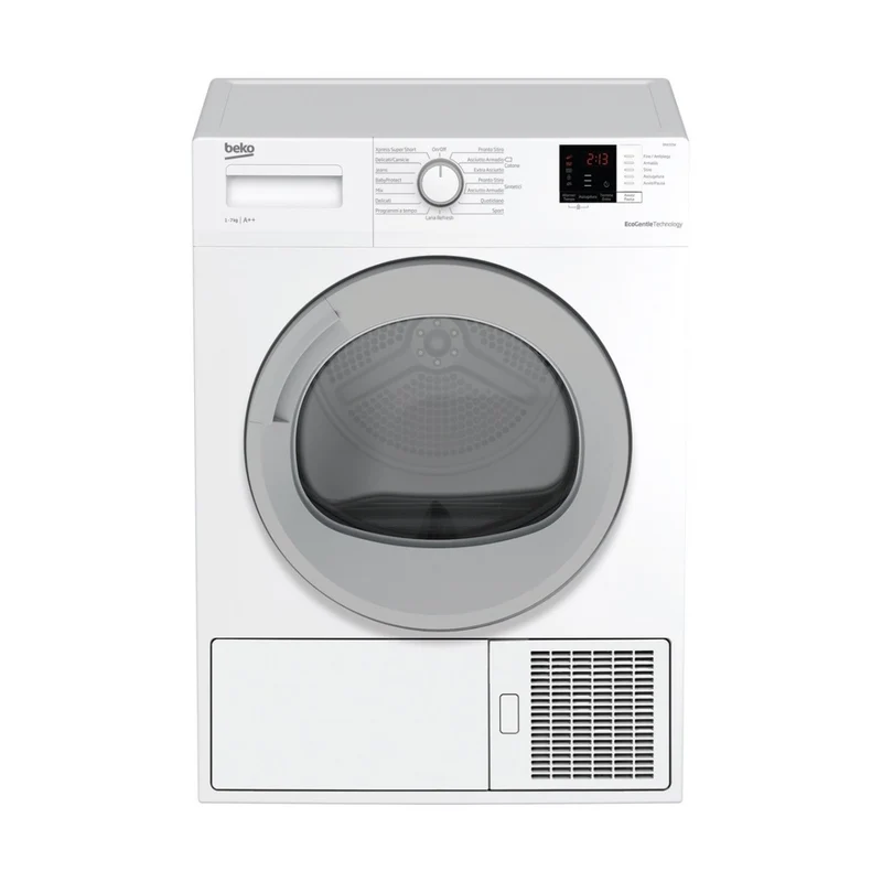 Sèche-linge à chargement frontal Beko DRX722W OptiSense EcoGentle 7 kg, classe énergétique A++