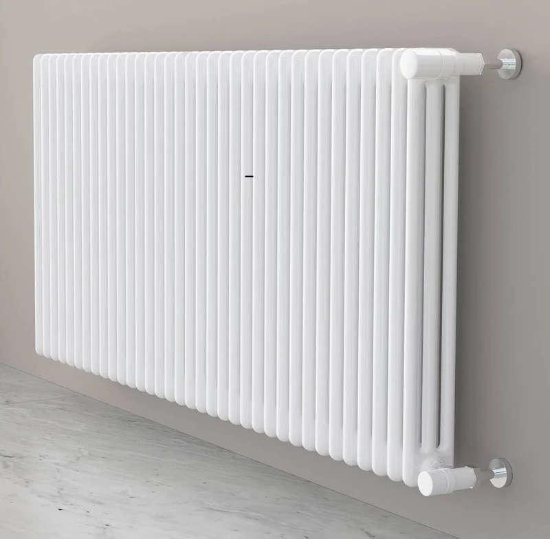 OFFRES SPÉCIALES Radiateur complet Batterie Radiateur tubulaire en acier Cordivari Ardesia 3 colonnes avec 6 éléments h 656 mm d'entraxe 600 mm Bouchons et réducteurs NON INCLUS