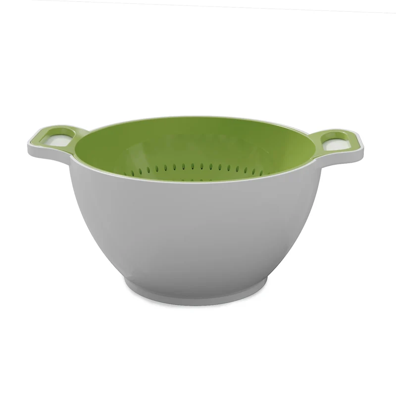 Duo - Passoire et bol - diam 24cm - L - vert