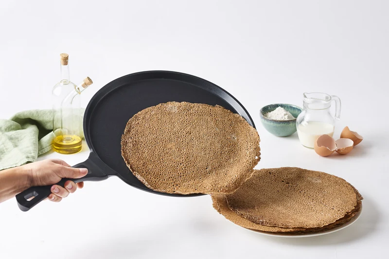 Poêle à crêpes - 32cm - revêtement céramique