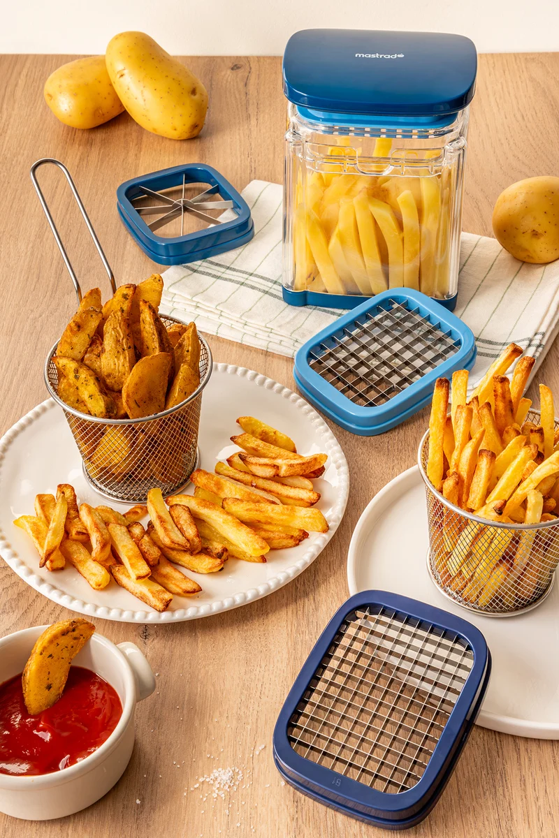 Chop and fry - coupe frites, potatoes, fruits et legumes - 3 grilles