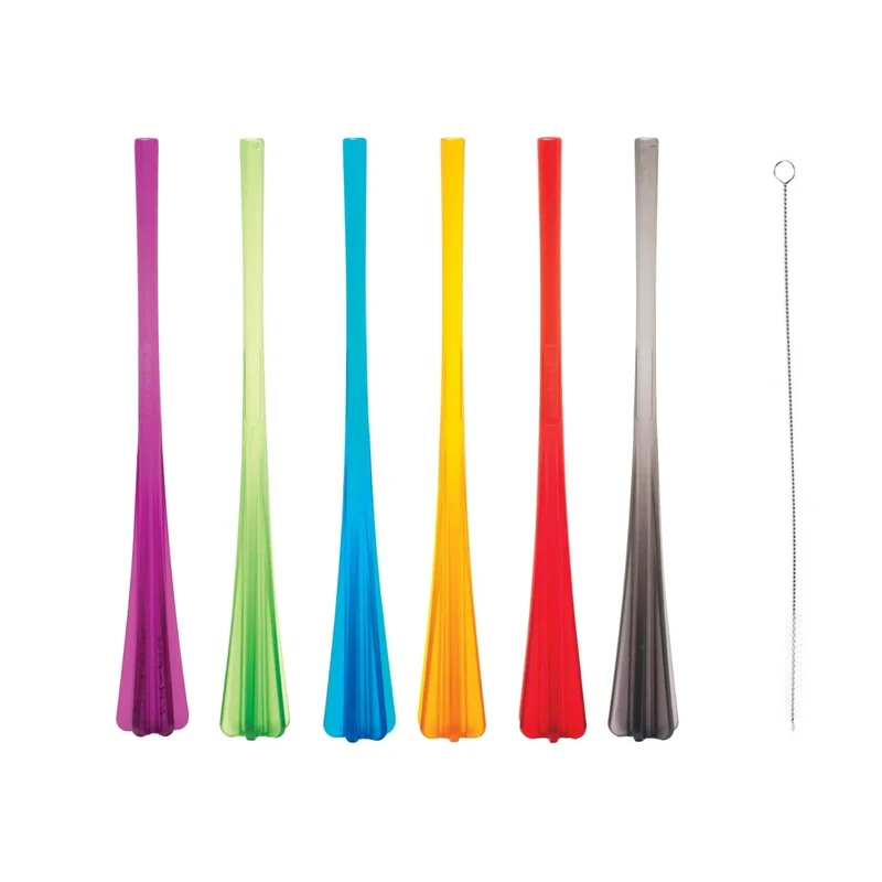 Mélangeurs paille-pilon - Lot de 6