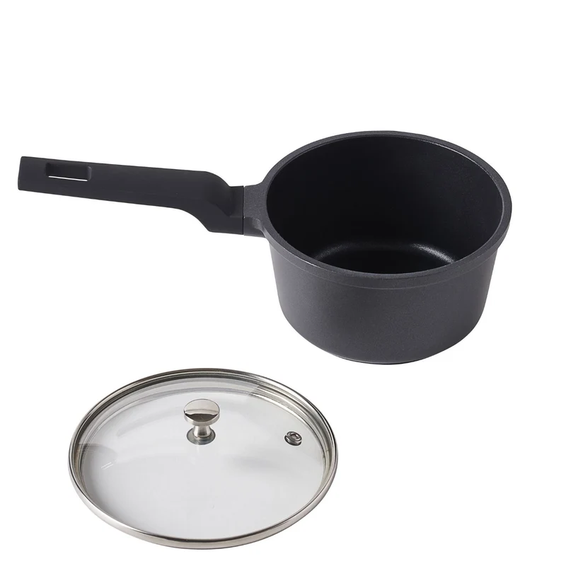 Casserole à sauce et à lait avec couvercle - 14 cm - Anti-adhésive