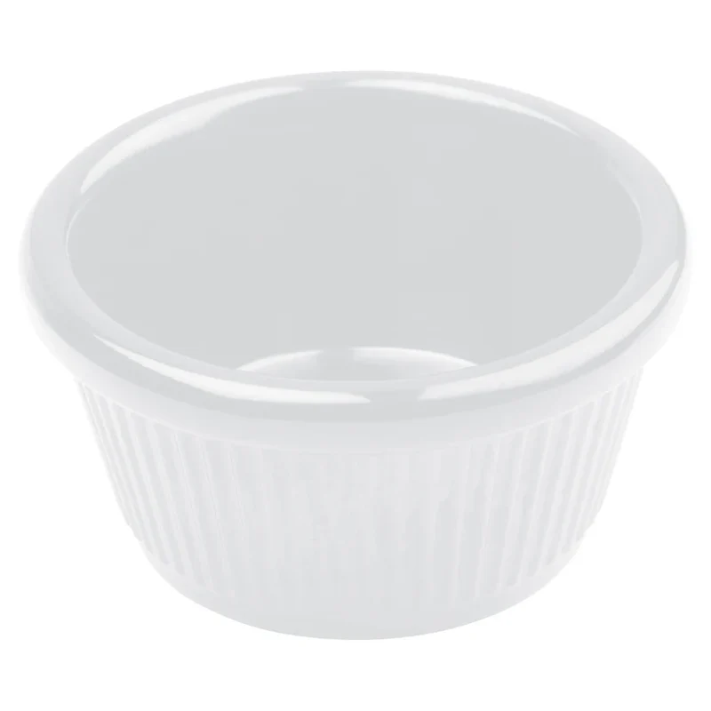 RAMEQUIN CANNELE BLANC 3 OZ WINCO