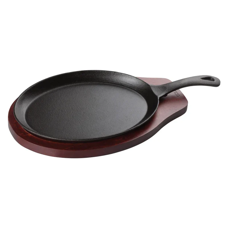 POÊLON FAJITAS & BASE EN BOIS WINCO