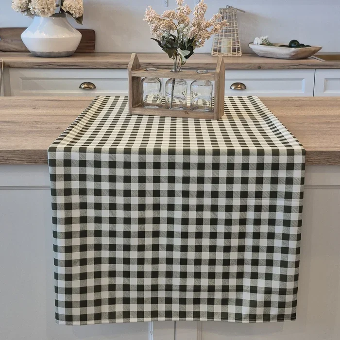 NAPPE 60" X 60" "VICHY VERTE" BRUNELLI