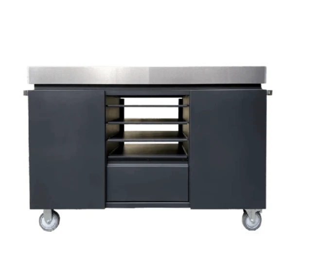 POSTE DE TRAVAIL À PIZZA NOIR MAT COOKSTOVES