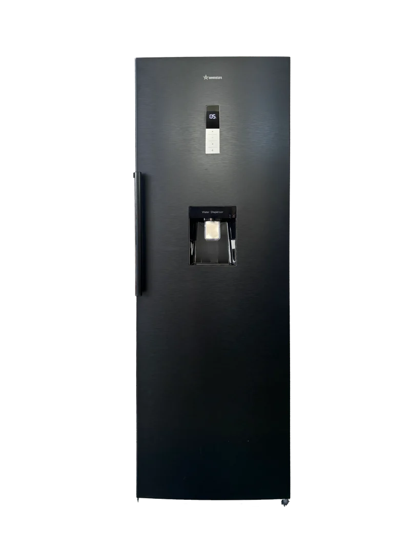 Sevenstars Réfrigérateur 1 porte S7RL361BFAQUA Tout utile 373 litres No Frost noir brossé