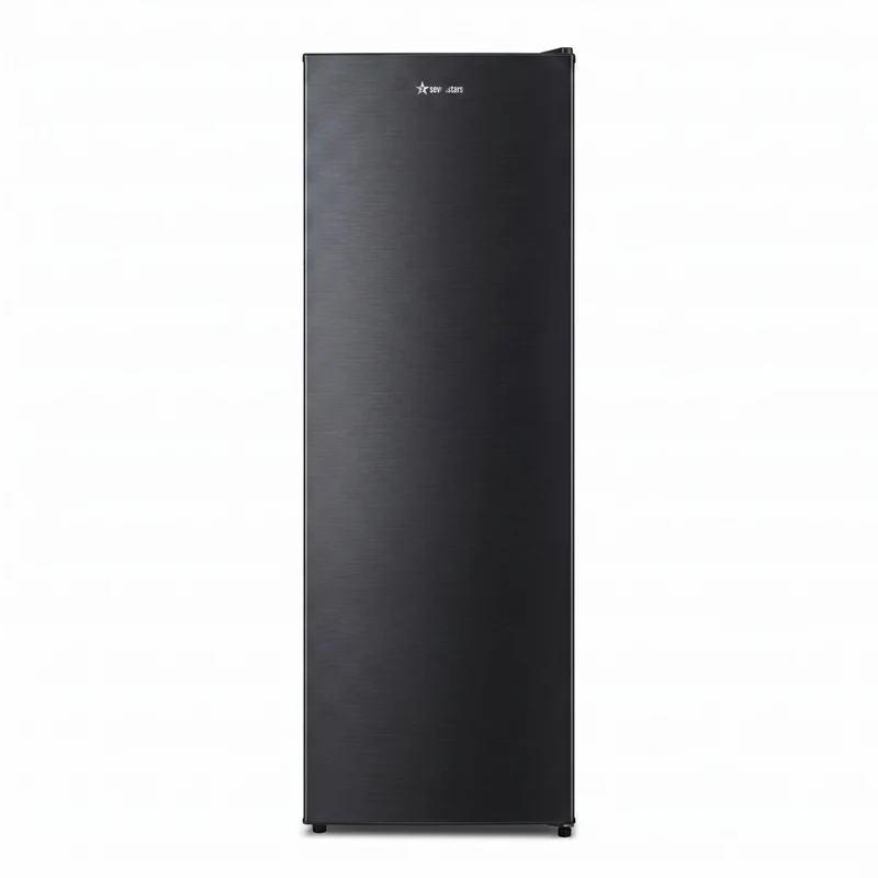 Sevenstars Congélateur armoire S7CA160NFB 163 litres froid ventilé noir brossé