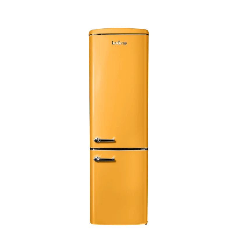 LINARIE | Réfrigérateur/Congélateur Cusy 244L Rétro LJCO250ORANGE