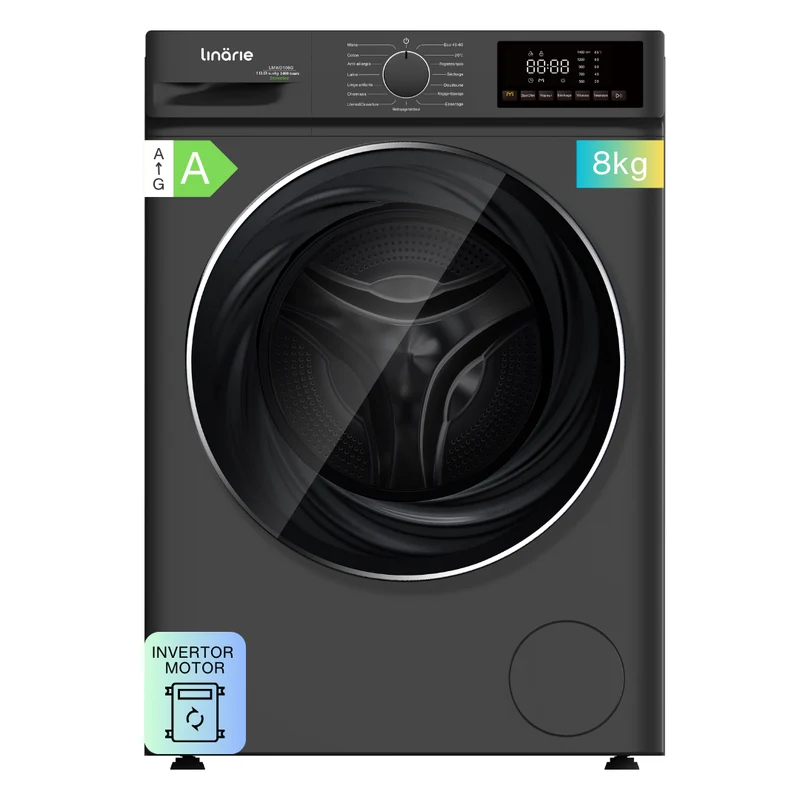 LINARIE | LAVE-LINGE SÉCHANT CALAS LMWD85G LAVAGE 8 KG / SÉCHAGE 5 KG MOTEUR INDUCTION
