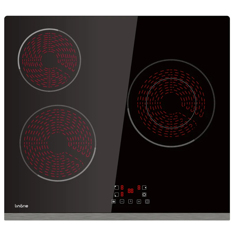 LINARIE | Table de cuisson vitrocéramique Nice 60 cm 3 zones LS60C3Z