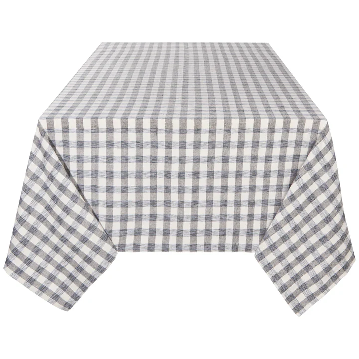 NAPPE 60" X 90" CARREAUX GRIS DANICA
