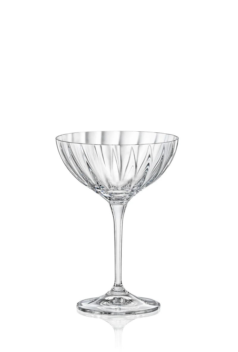 ENS. (6) COUPES À COKTAIL 210 ML. "KATE OPTIC" DAVID SHAW