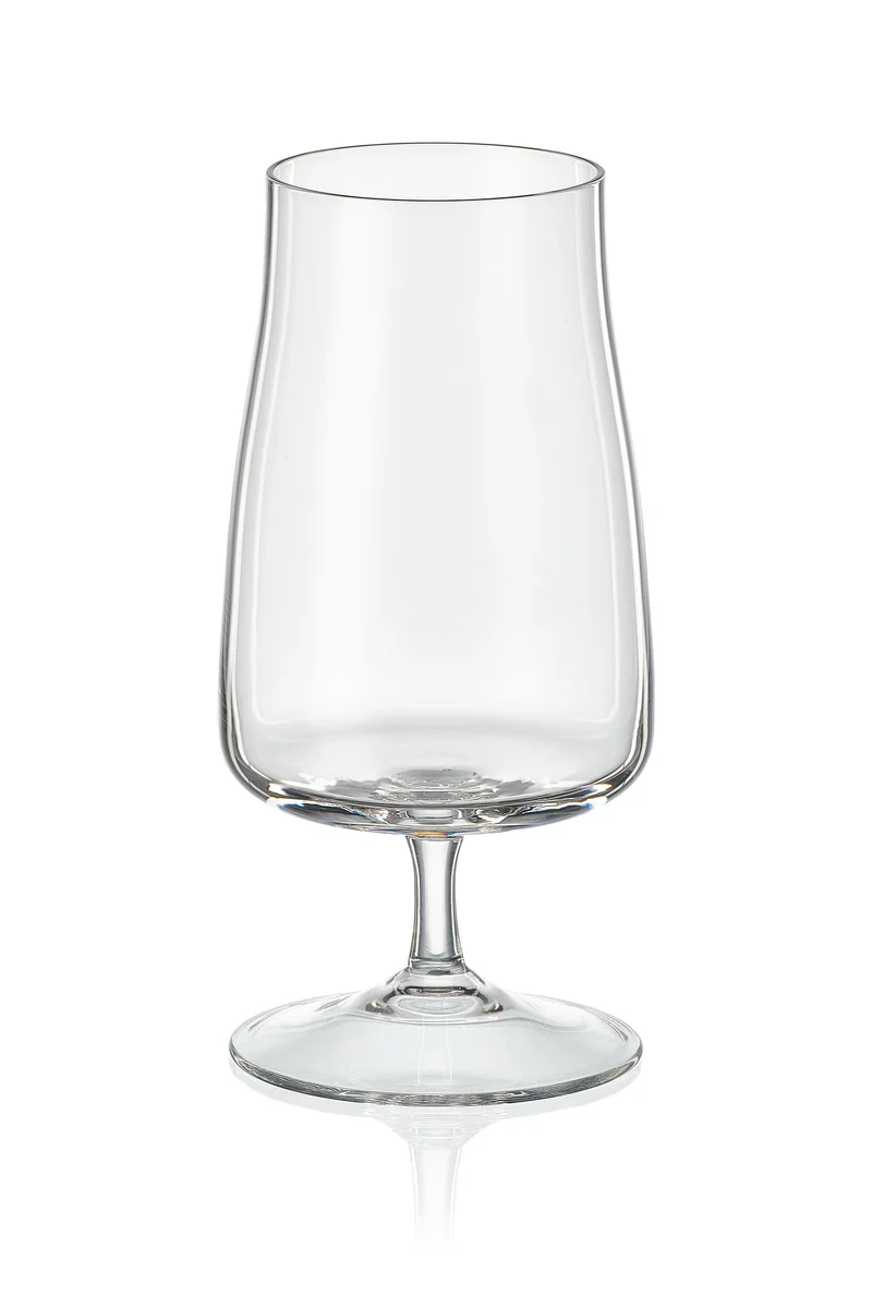 ENS. (6) VERRES À BIÈRE/EAU 380 ML. "ALEX" DAVID SHAW