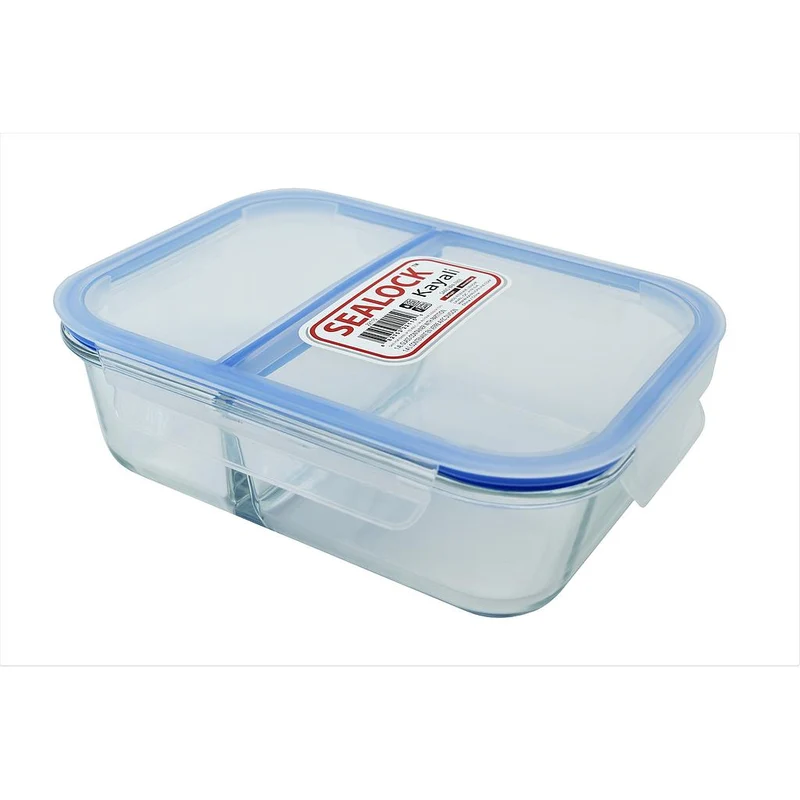 CONTENANT 2 DIV. RECT. EN VERRE 1.4 L. KAYALI