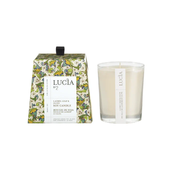 CHANDELLE 50 HRES FEUILLE DE LAURIER & OLIVE AROMASOURCE