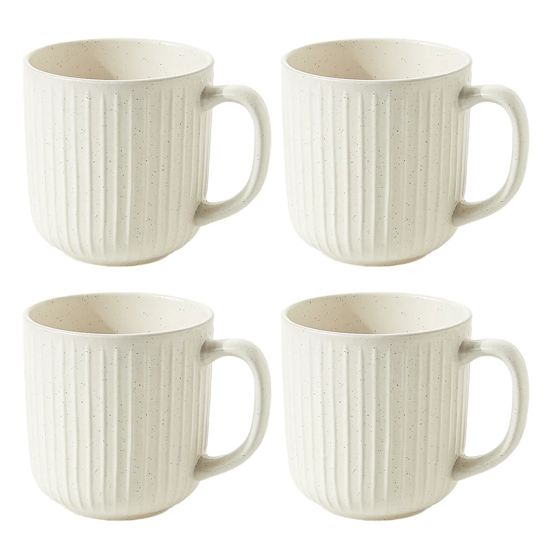 ENS. (4) TASSES SÉSAME 355 ML. SAFDIE