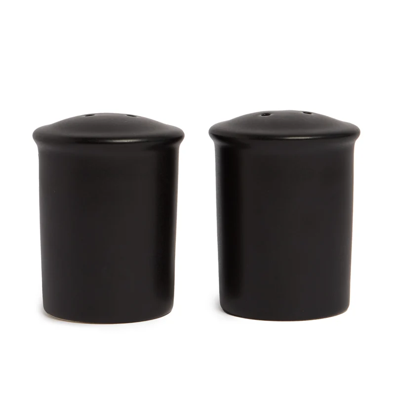 ENS. SALIÈRE & POIVRIÈRE NOIR VINTAGE SAFDIE