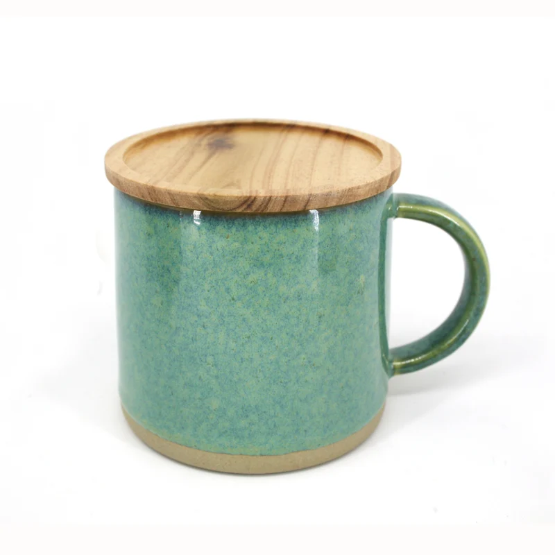 TASSE LUSTRÉE & COUVERCLE VERTS DANESCO