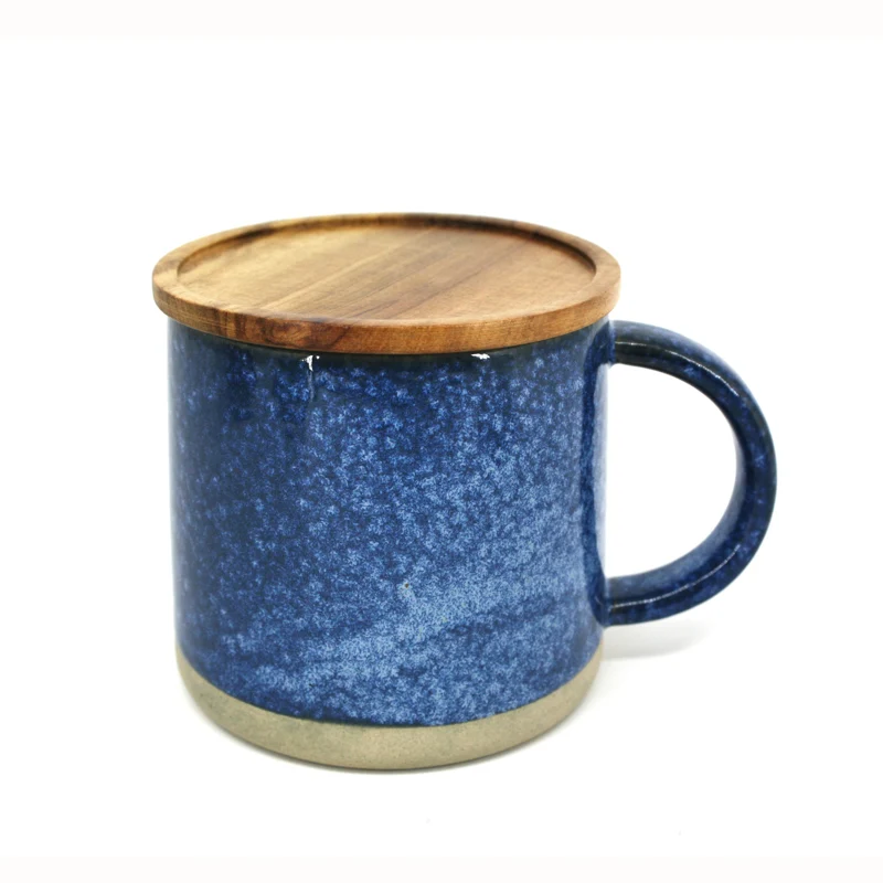 TASSE LUSTRÉE & COUVERCLE BLEUS DANESCO