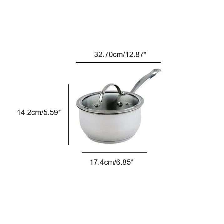 CASSEROLE A/I 1.5 L. & COUVERCLE VERRE TREMPÉ MEYER