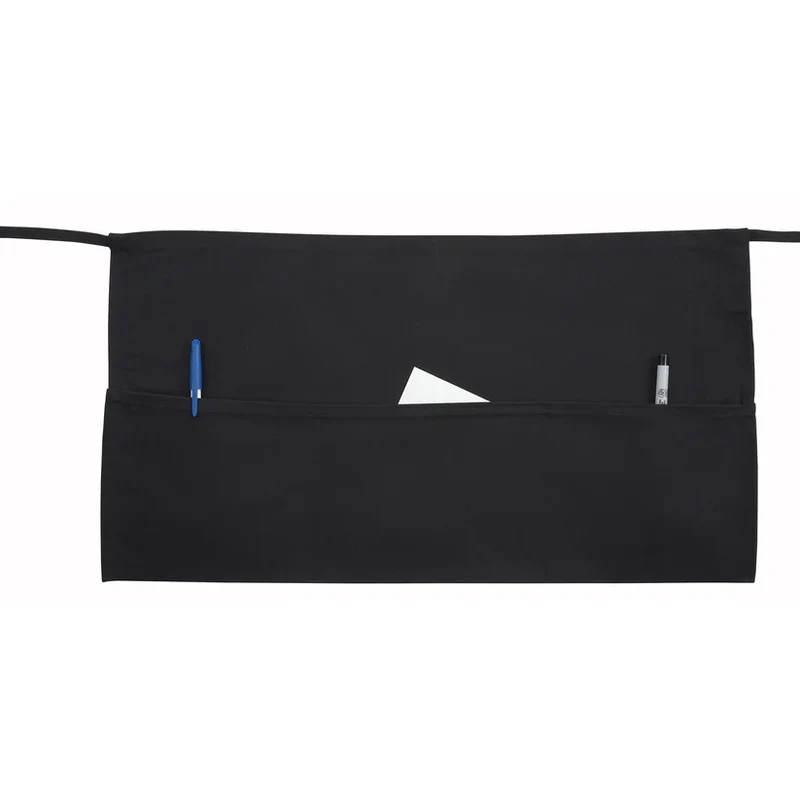 TABLIER DE TAILLE NOIR 3 POCHES WINCO