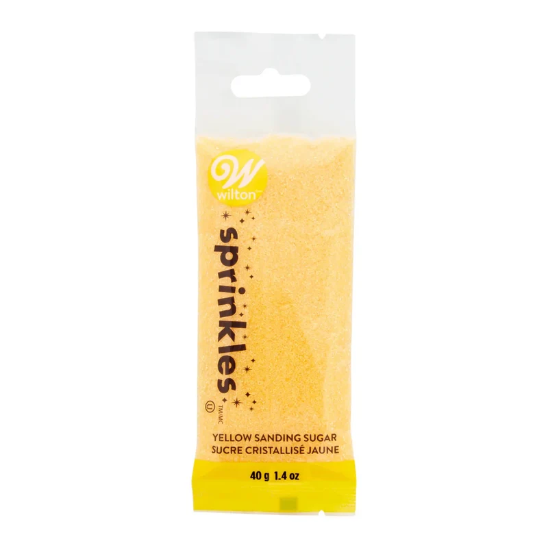 POCHETTE DE SUCRE JAUNE WILTON