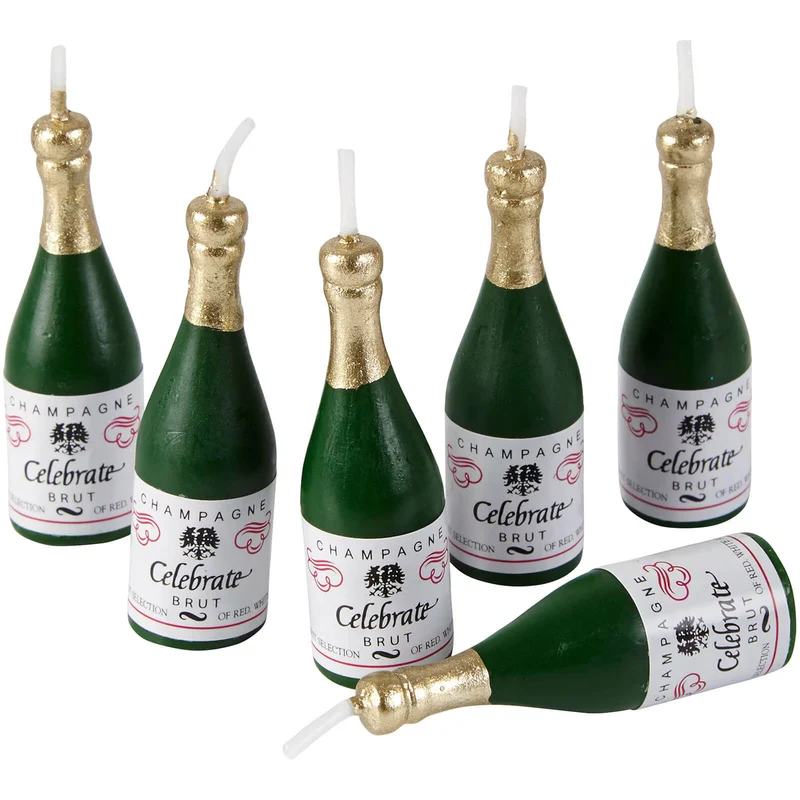 CHANDELLE BOUTEILLE CHAMPAGNE 6 PCES WILTON