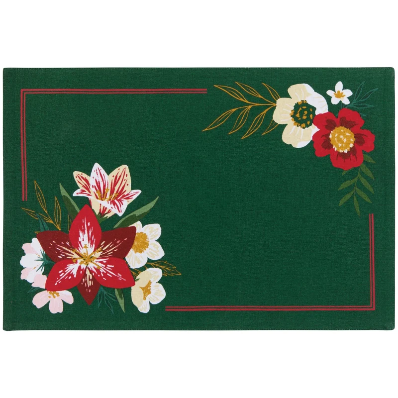 NAPPERON 12" X 18" AMARYLLIS DANICA