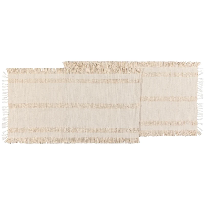 CHEMIN DE TABLE IVOIRE 13" X 72" DANICA