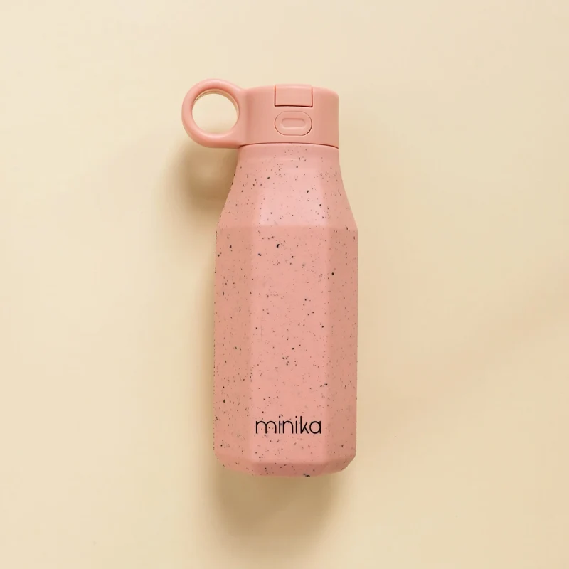 BOUTEILLE D'EAU SILICONE & PAILLE SORBET MINIKA