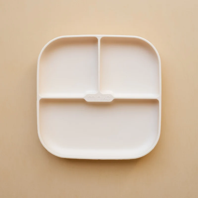 ASSIETTE 3 COMP. SILICONE COQUILLE MINIKA