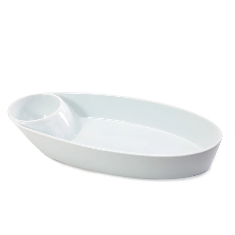 ASSIETTE À CRUDITÉS BLANCHE DANESCO