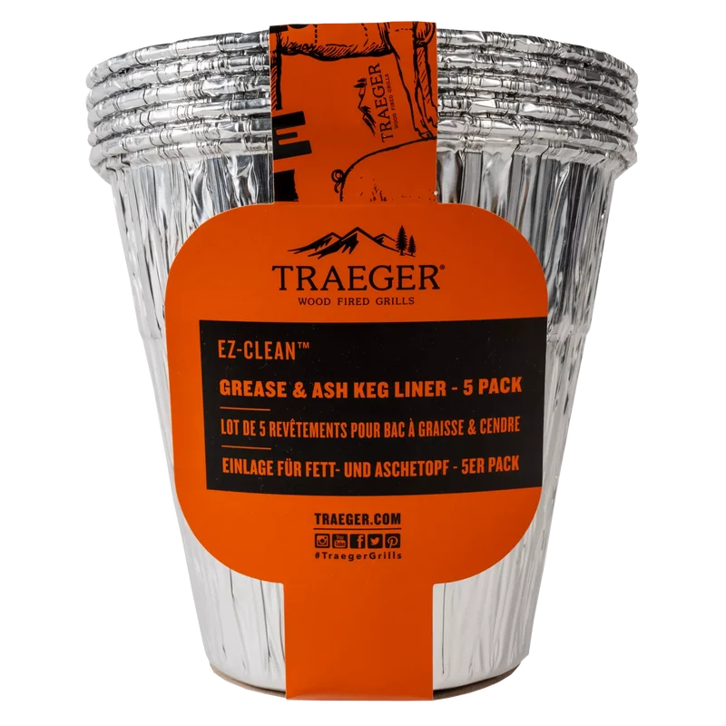 LOT (5) REVÊTEMENTS POUR BAC À GRAISSE TRAEGER
