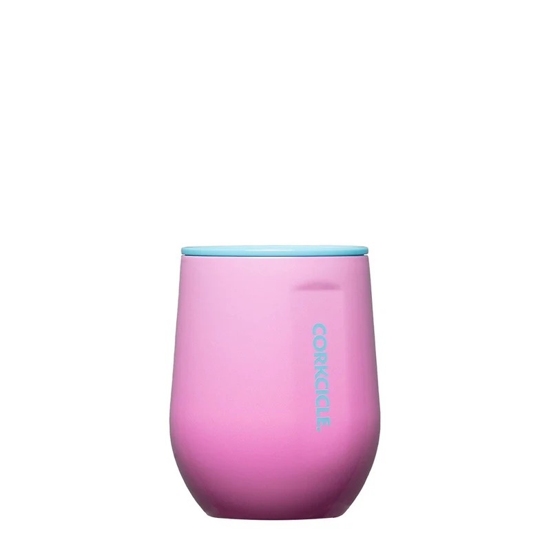 GOBELET AVEC COUVERCLE 12 OZ. ROSE CORKCICLE