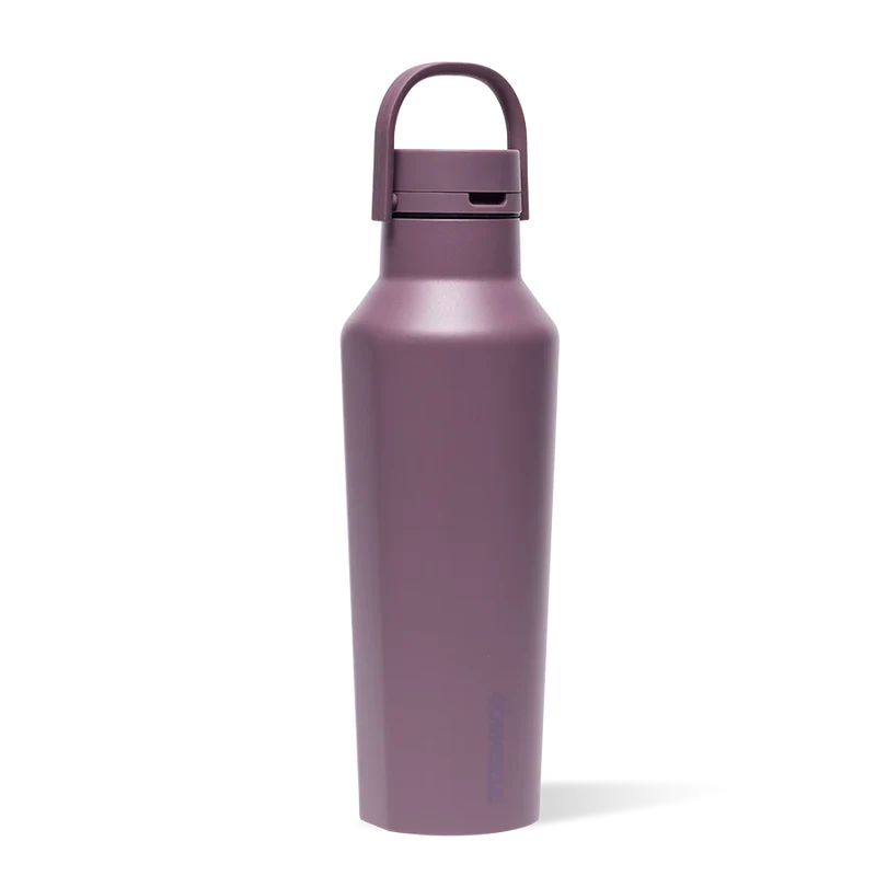 BOUTEILLE D'EAU 20 OZ. MAUVE CORKCICLE