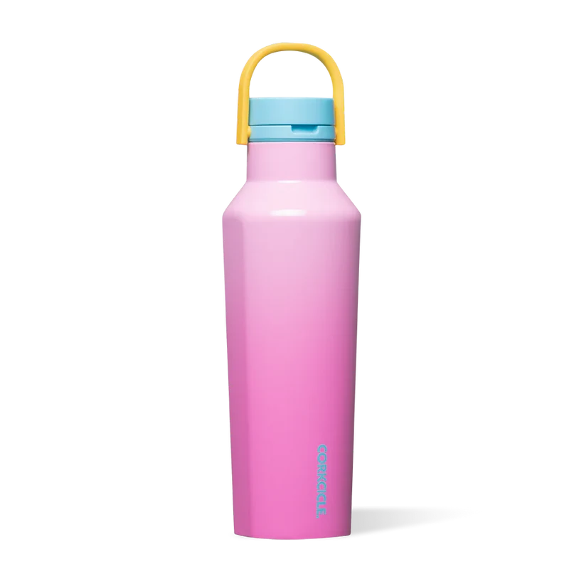 VERRE AVEC COUVERCLE 20 OZ. ROSE CORKCICLE