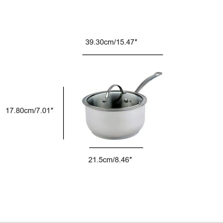 CASSEROLE A/I 3.2 L. & COUVERCLE VERRE TREMPÉ MEYER