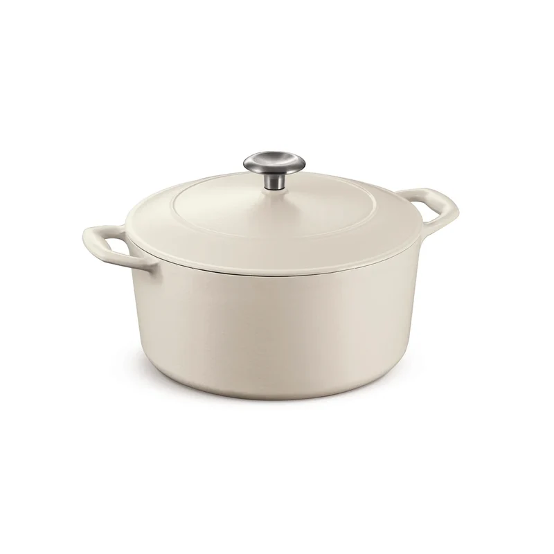 COCOTTE RONDE 5.5 QT. BLANCHE TRAMONTINA