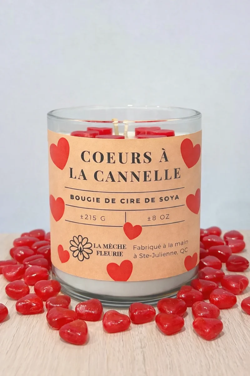 CHANDELLE CANNELLE LA MÈCHE FLEURIE