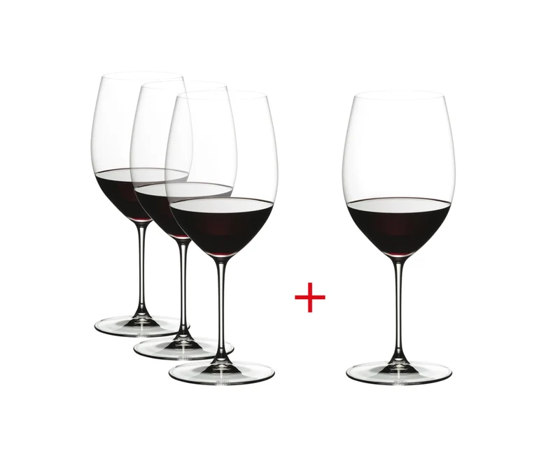 ENS. 4 COUPES À VIN CABERNET/MERLOT VERITAS RIEDEL