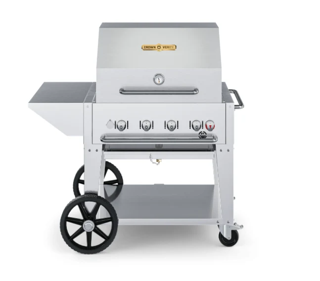 BBQ CROWN VERITY AVEC CHARIOT STST
