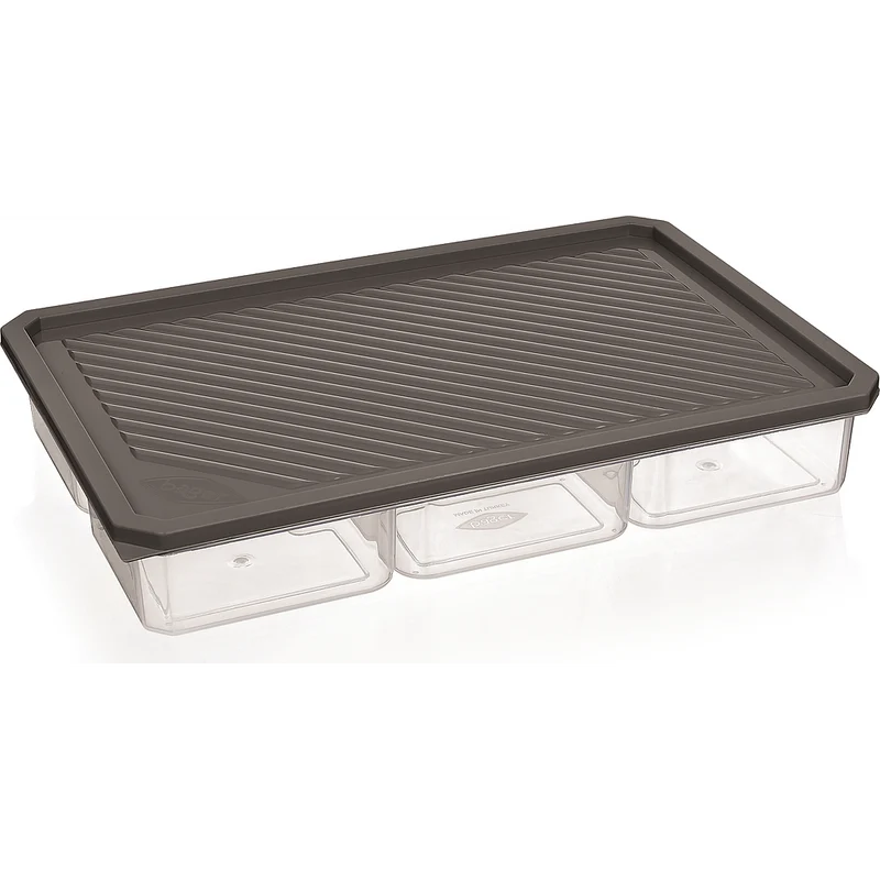 PLAT RECTANGLE A COMPARTIMENTS KAYALI
