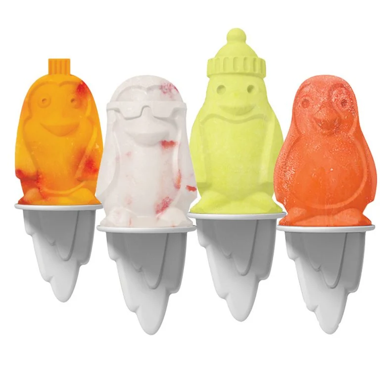 ENS. (4) MOULES POPSICLES PINGOUINS TOVOLO