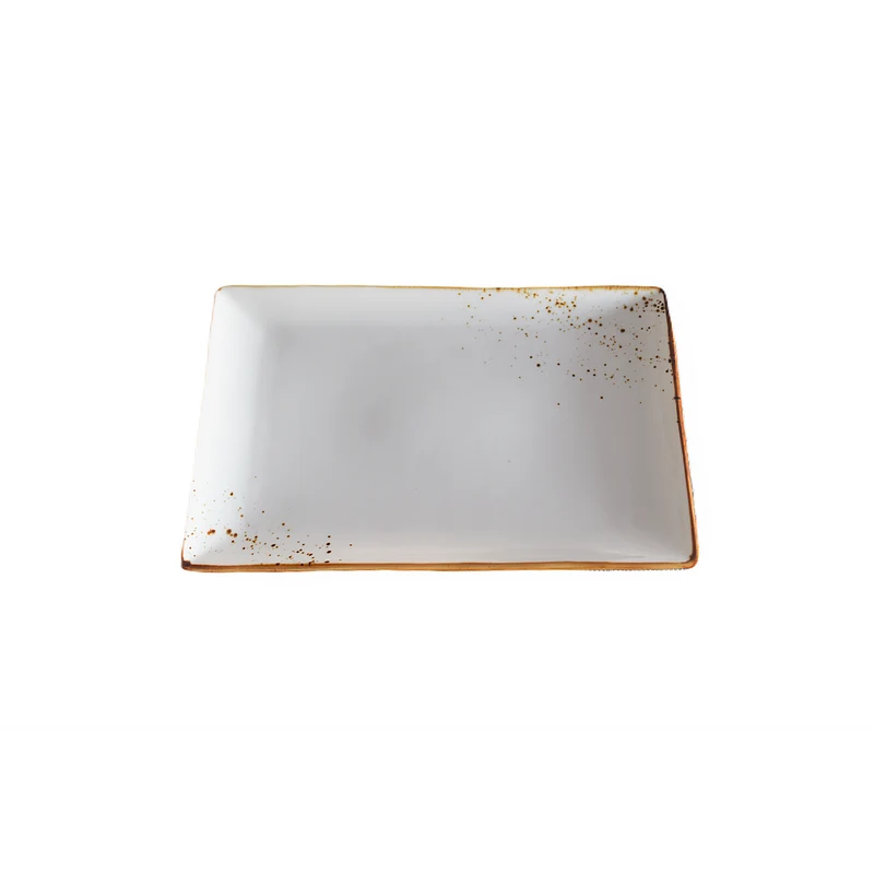 ASSIETTE RECTANGLE 11" X 6.75" BLANCHE KAYALI