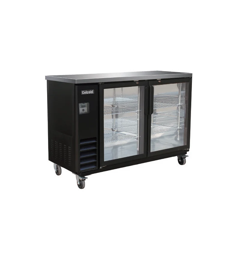 BACK BAR REFRIGERE 60'' PORTES VITRES CELCOLD