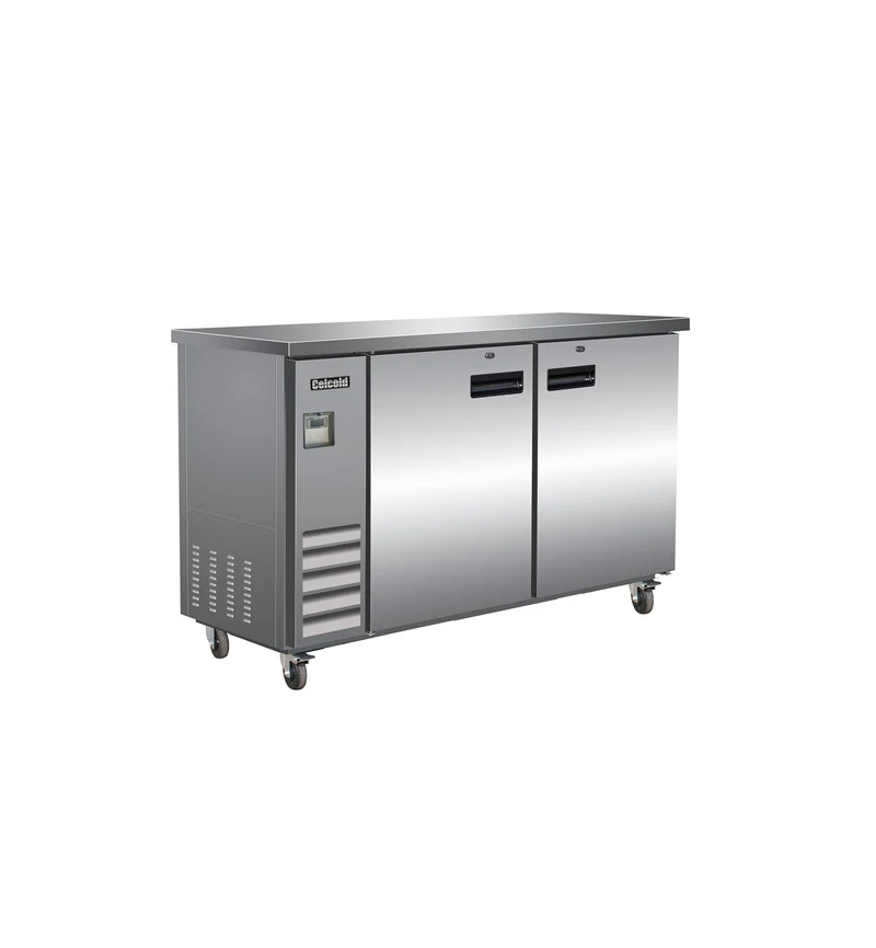 BACK BAR REFRIGERE 60'' FINI ACIER INOX CELCOLD