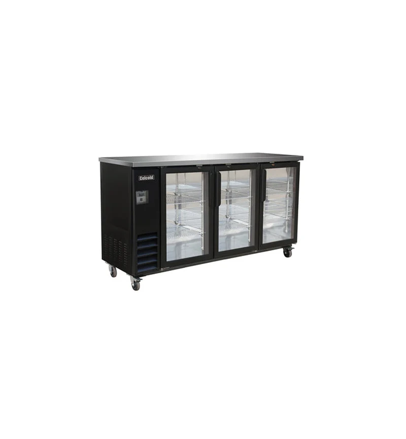 BACK BAR REFRIGERE 72'' PORTES VITRES CELCOLD