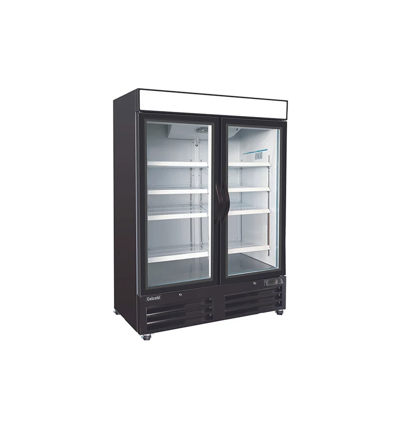 CONGÉLATEUR 2 PORTES VITRÉES CELCOLD